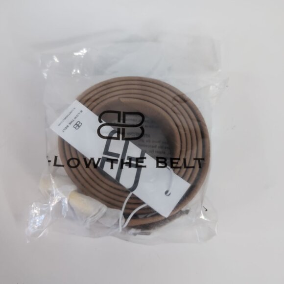 NWT B-Low the Belt Mia Gold and Tan Chic Glam Business Casual Accent Belt - Picture 5 of 6